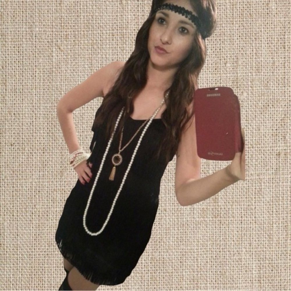 1920s inspired flapper dress